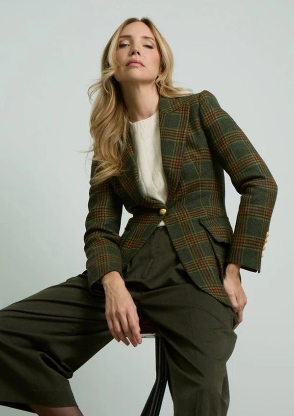 Blazer The Extreme Collection Grant de lana a cuadros