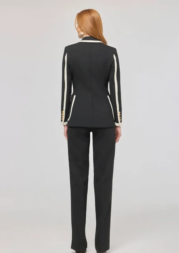 Blazer The Extreme Collection negra con ribetes Laurent