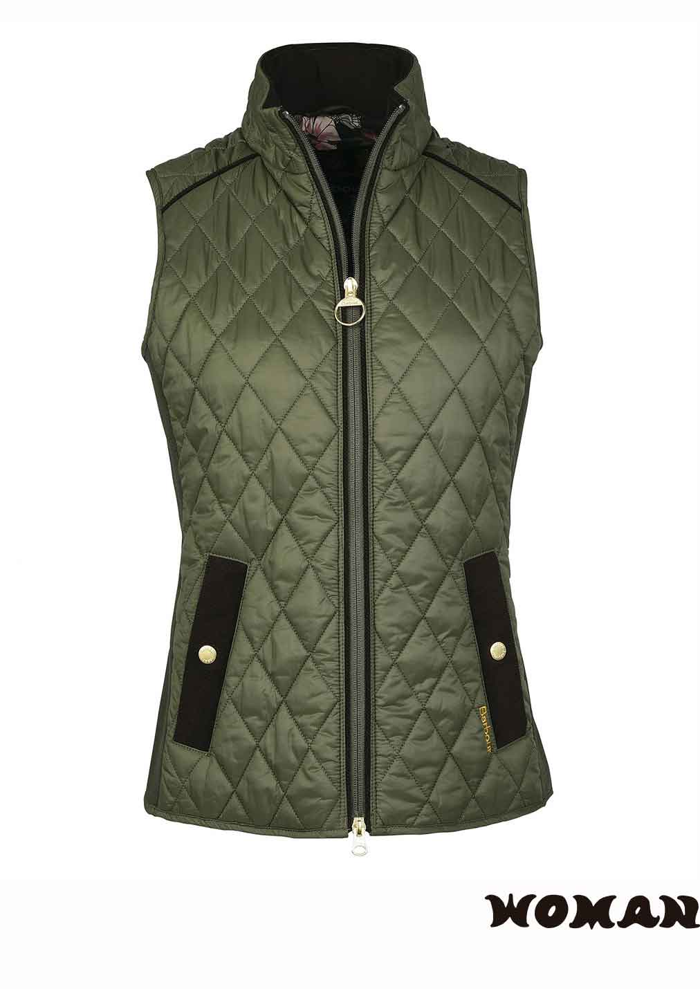 Chaleco BARBOUR Poppy Gilet Verde