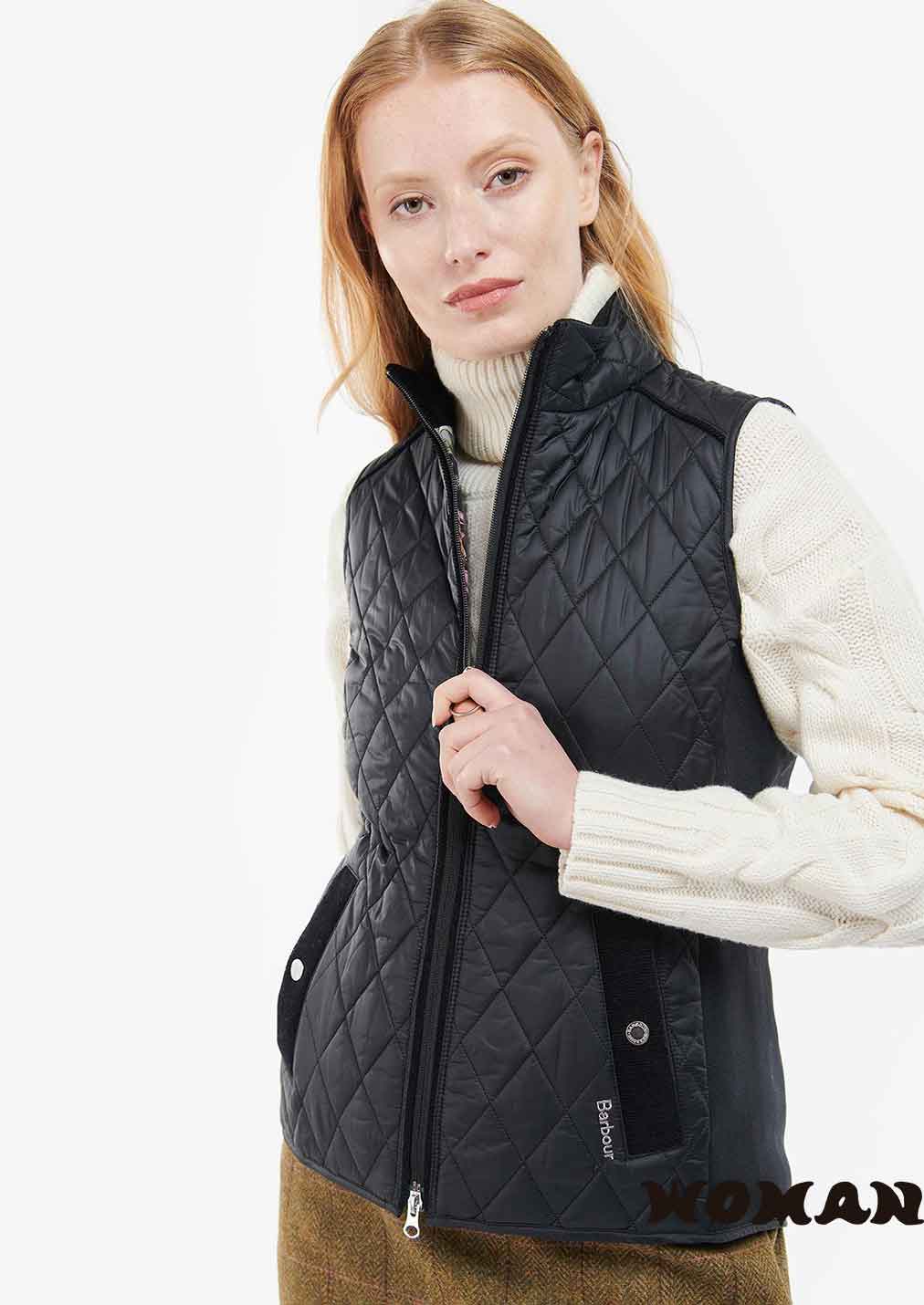 Chaleco BARBOUR Poppy Gilet Negro