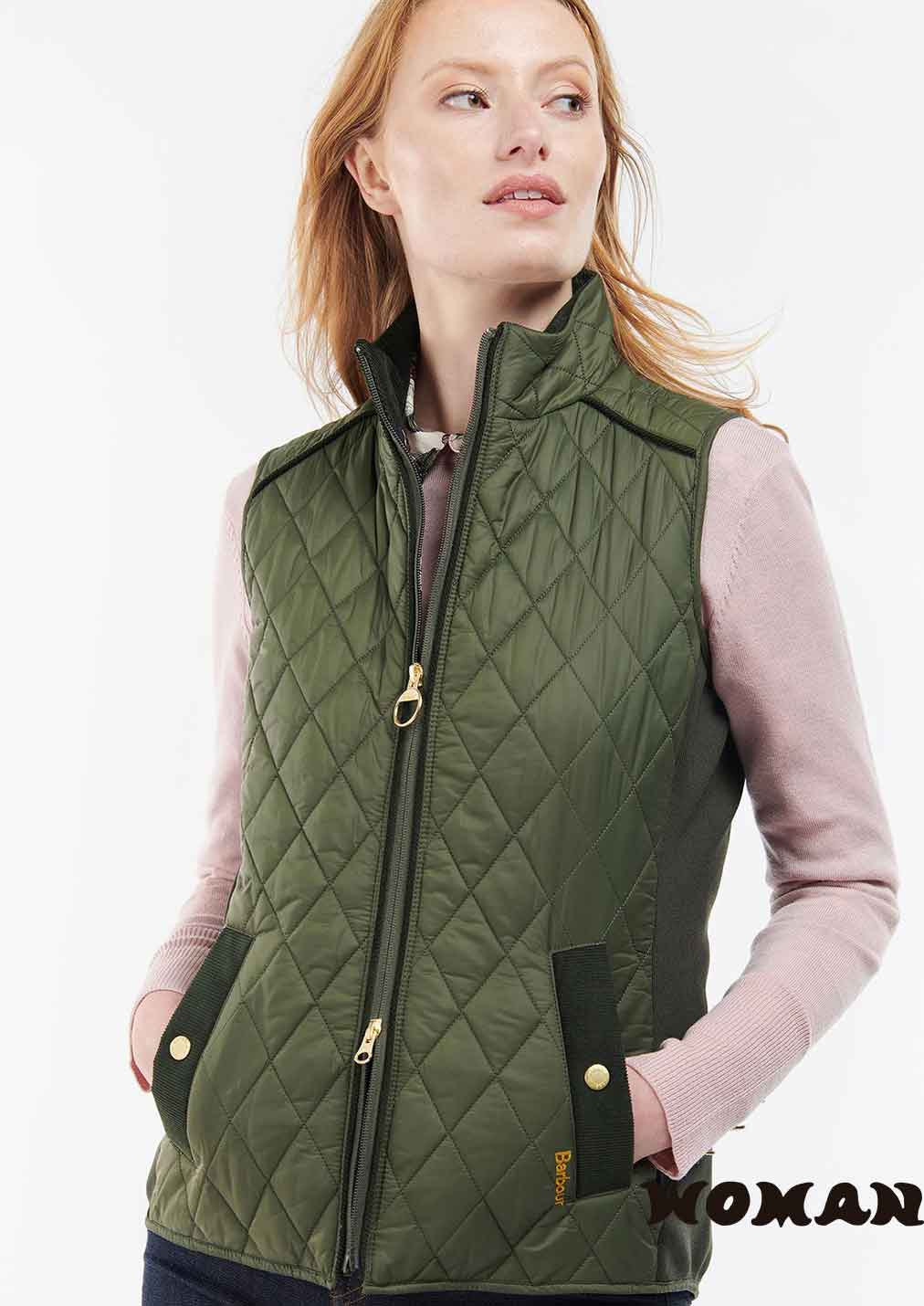 Chaleco BARBOUR Poppy Gilet Verde