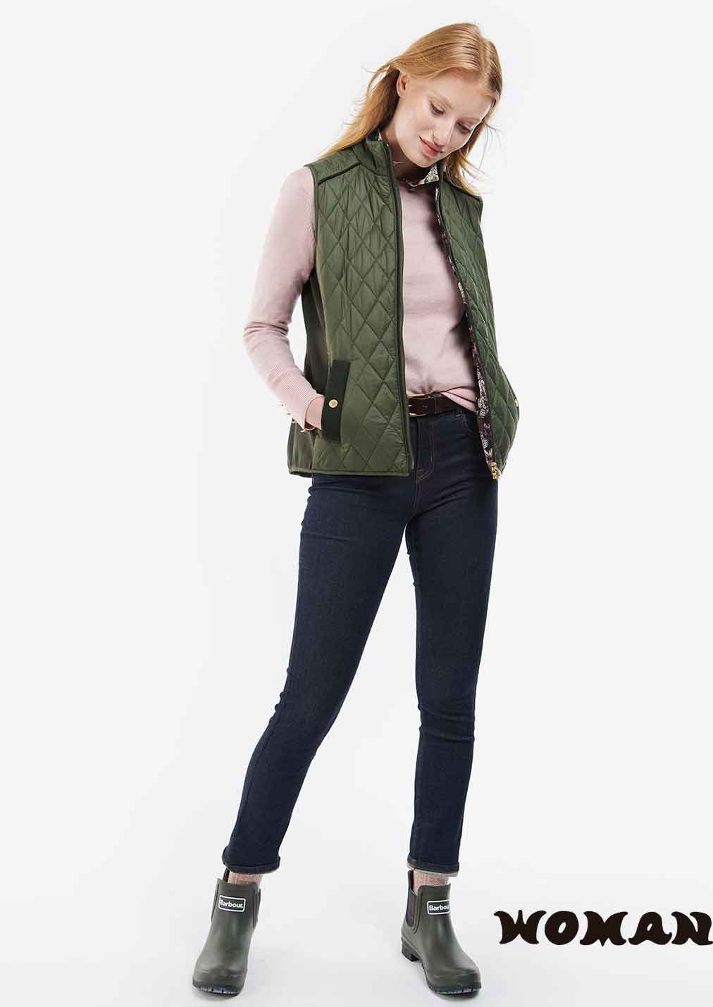 Chaleco BARBOUR Poppy Gilet Verde