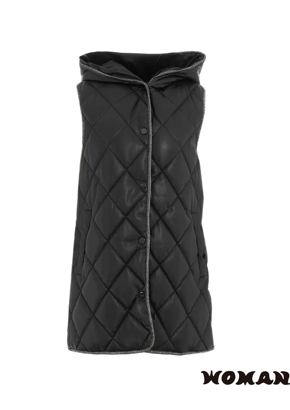 Liujo black quilted vest