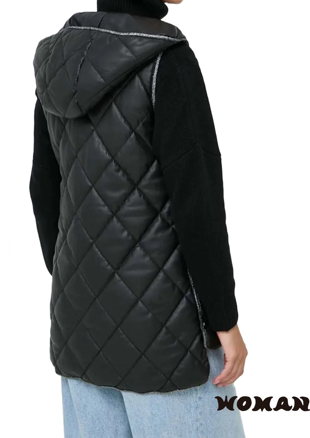 Liujo black quilted vest
