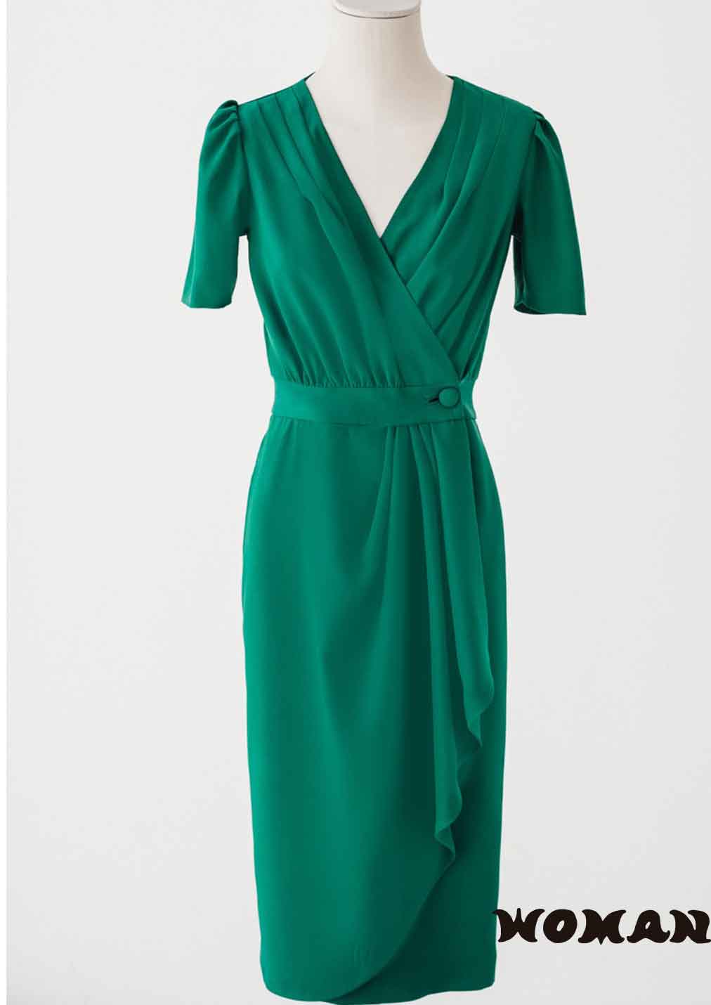 Vestido-Cherubina-suize-verde-reina-letizia-ortiz