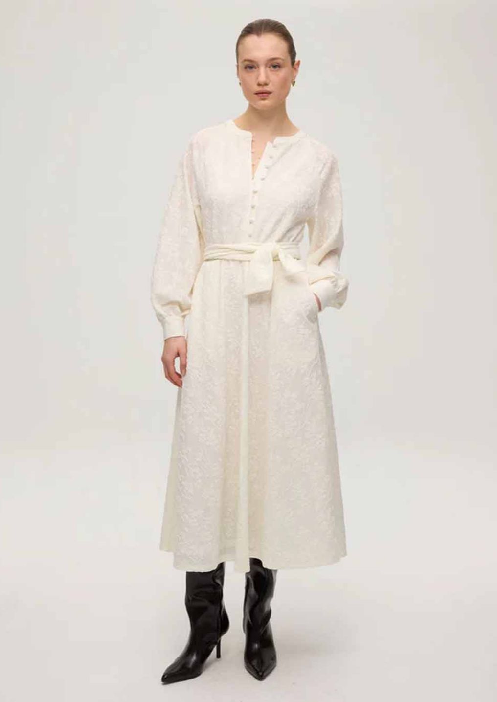 Vestido MIOH - Island Ecru