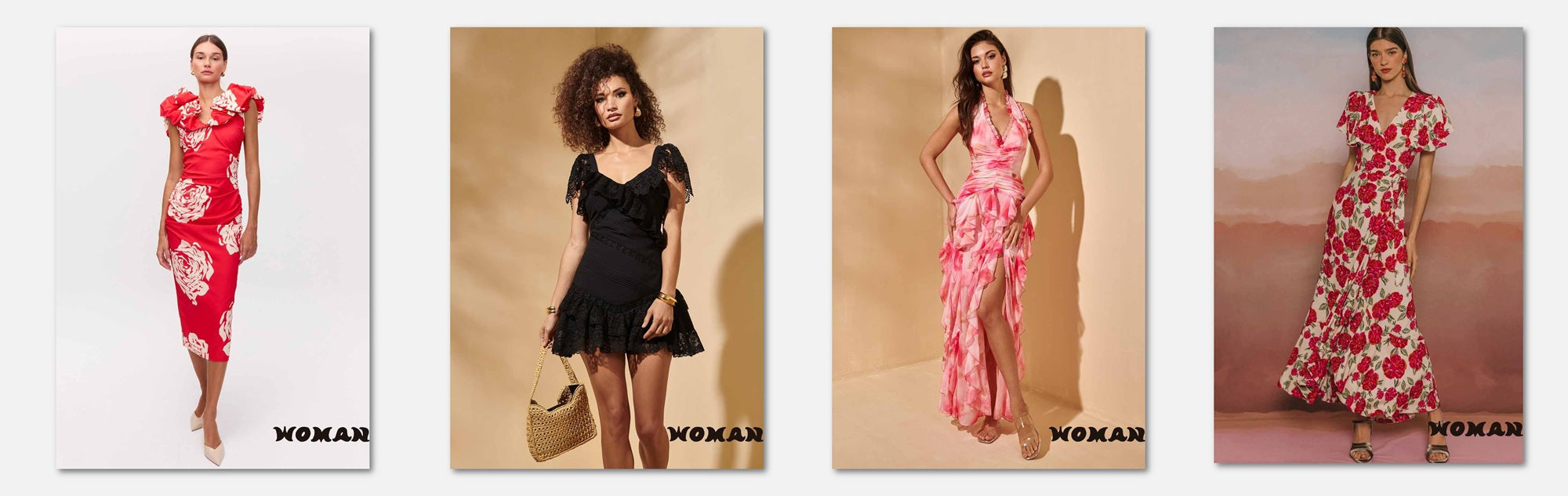 Vestidos con volantes: los reyes de la primavera