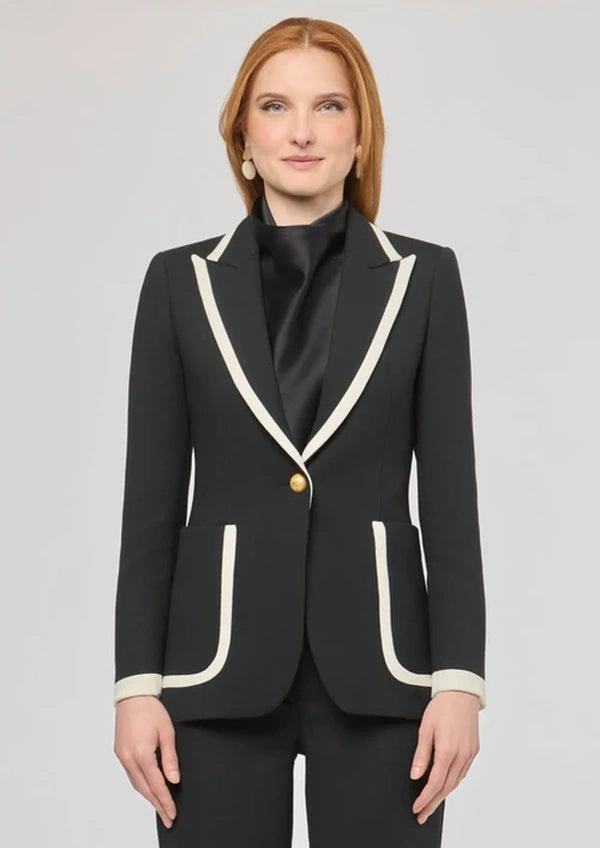 Blazer The Extreme Collection negra con ribetes Laurent