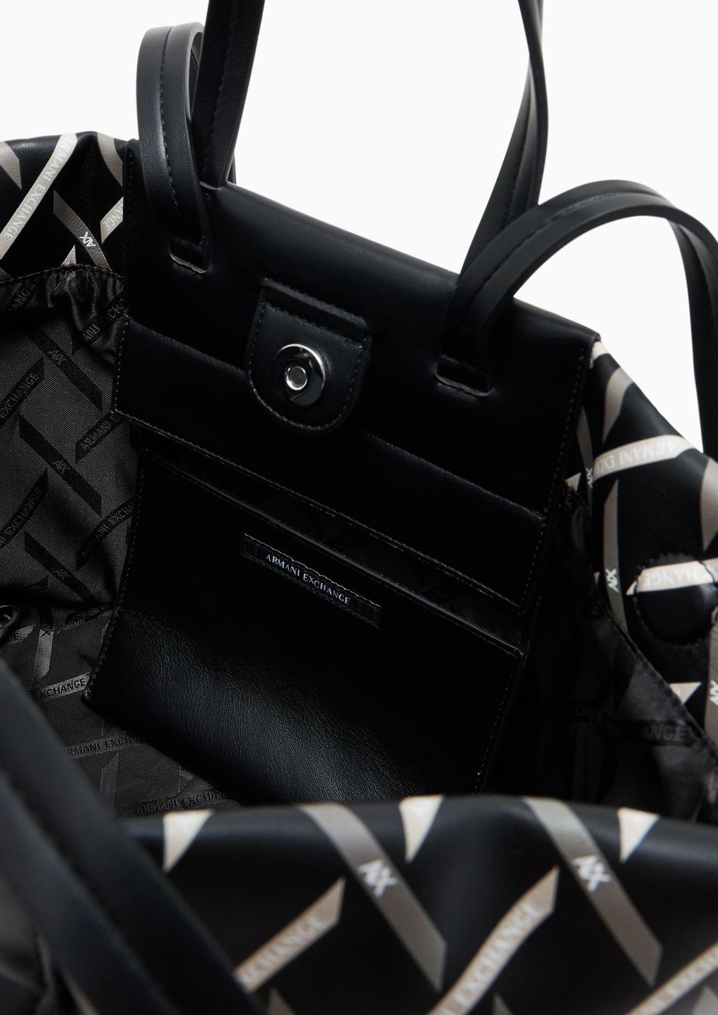 Bolso Armani Exchange de mano con gráfico