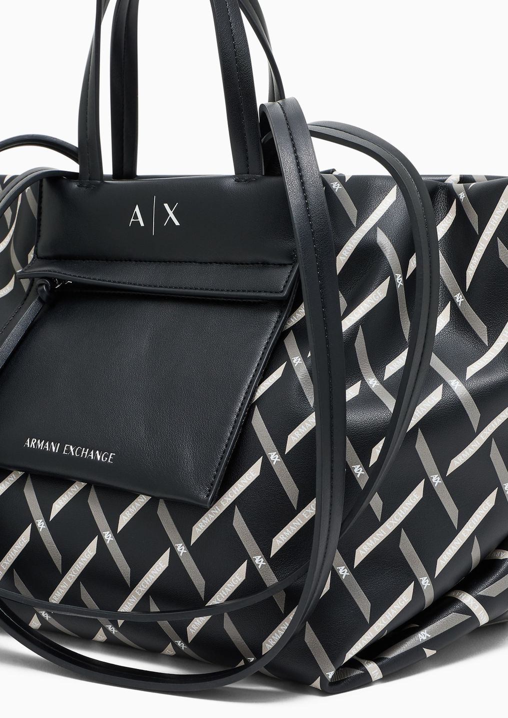 Bolso Armani Exchange de mano con gráfico