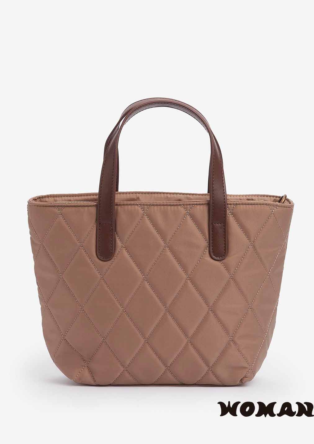 Bolso de mujer BARBOUR Quilted Mini Tote Sand