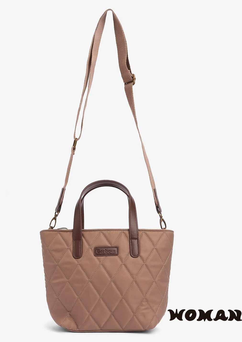 BARBOUR Quilted Mini Tote Sand Women's Bag