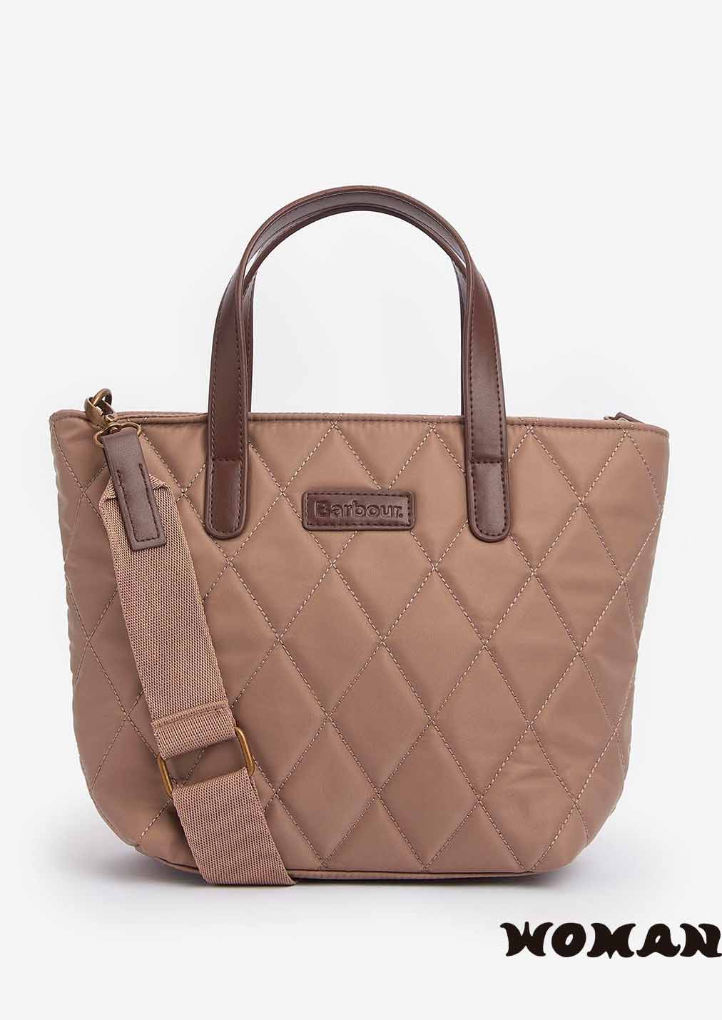 Bolso de mujer BARBOUR Quilted Mini Tote Sand