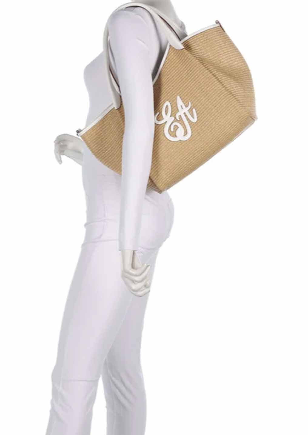 Bolso Emporio Armani Shopper Blanco