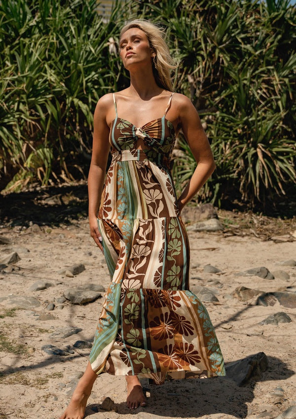 Vestido Jaase Cacao Mist Bambi