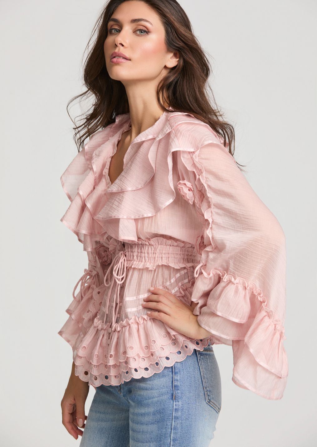 Blusa FETICHE SUANCES Rosa Linda