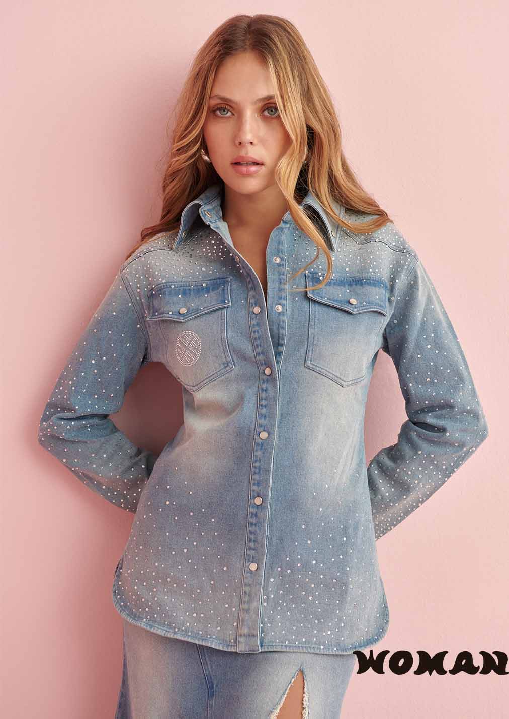 Camisa FETICHE SUANCES Shining Denim