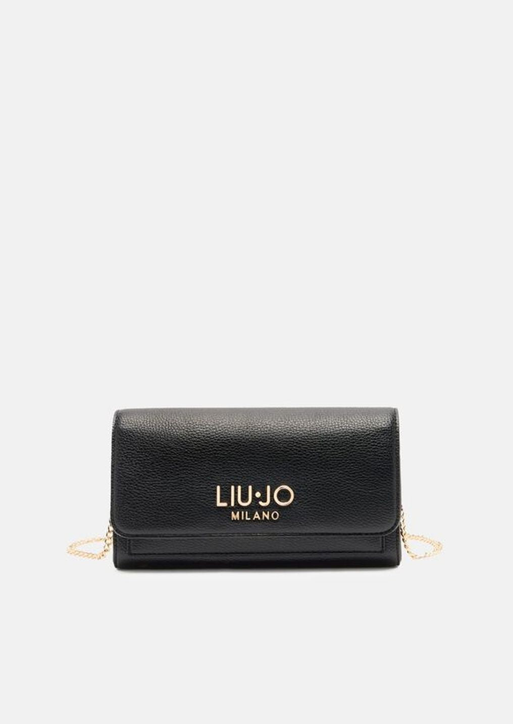 Cartera LIUJO negra con cadena