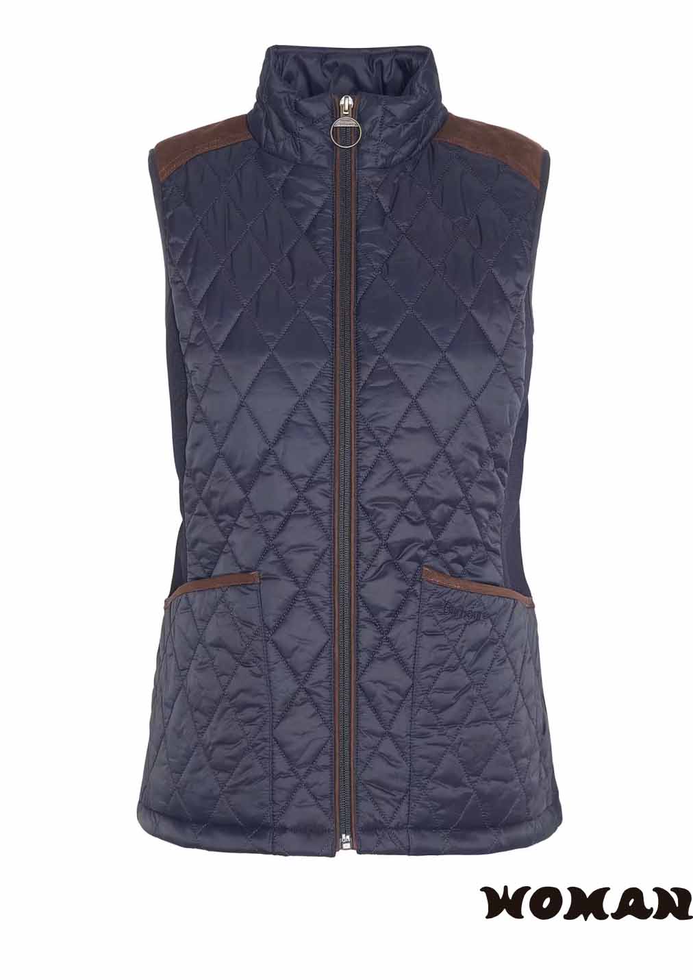 Chaleco azul de mujer BARBOUR High Field