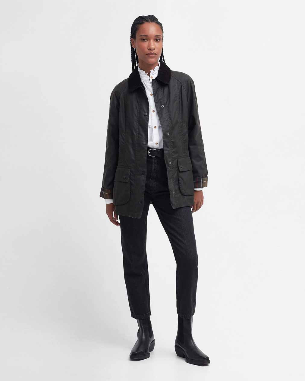 Chaqueta de mujer BARBOUR Classic Beadnell Waxed
