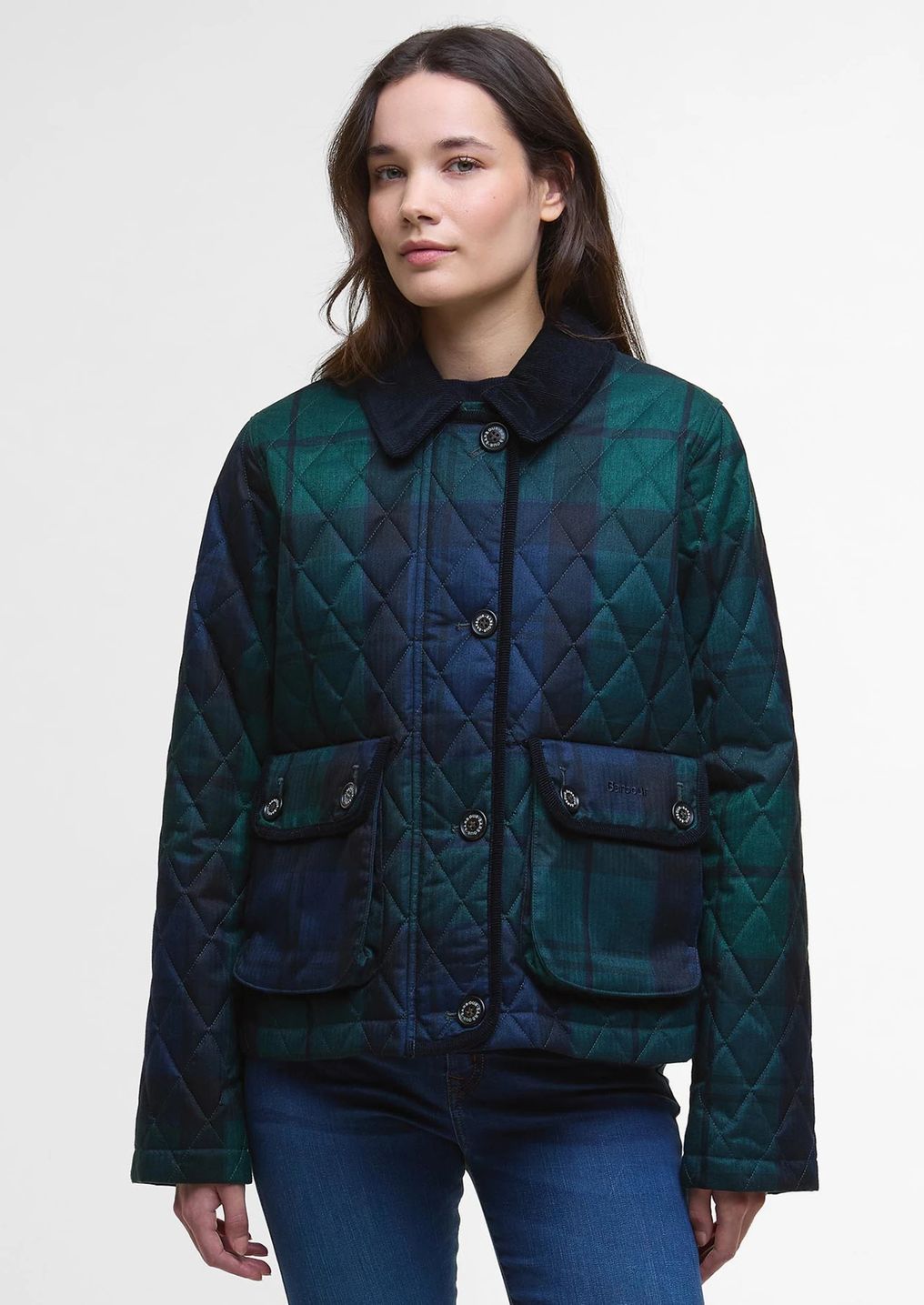 Chaqueta de mujer BARBOUR Loudon Tartan Quilted