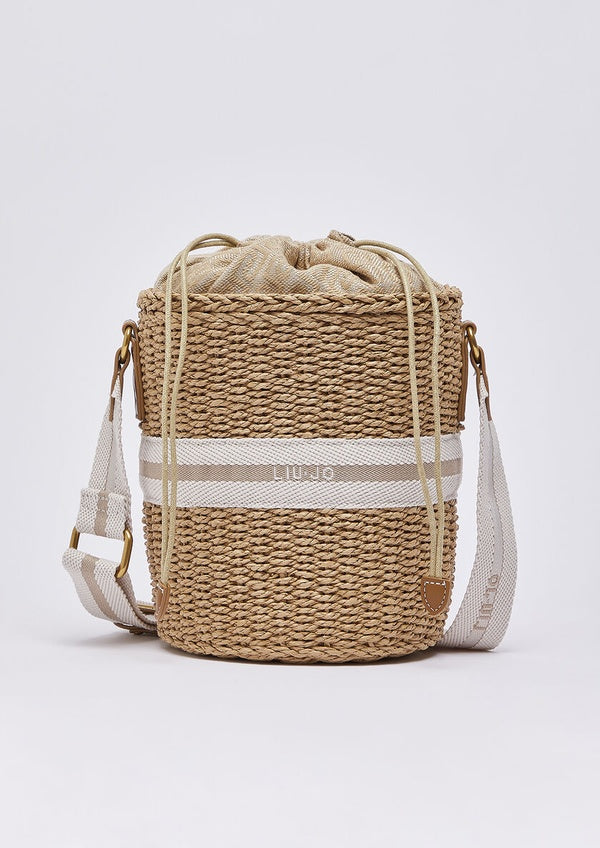 Bolso Liujo bombonera de paja