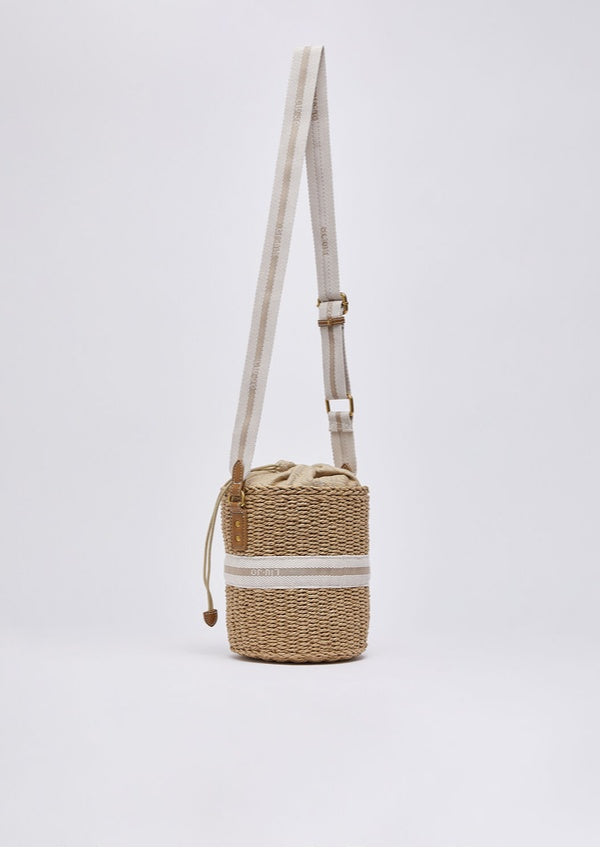 Bolso Liujo bombonera de paja