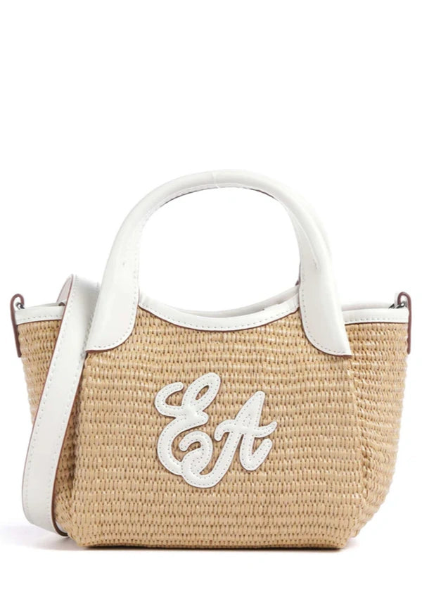 Bolso Emporio Armani Mini Shopper Blanco