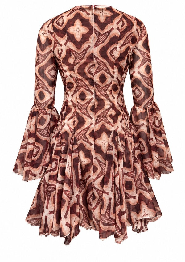 Vestido FETICHE SUANCES Tribal Chocolate