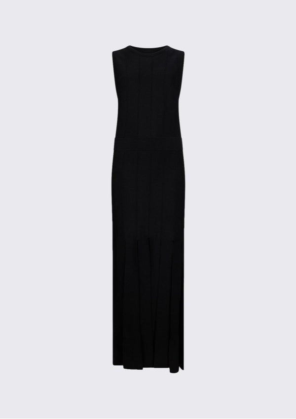Vestido LIUJO punto con flecos