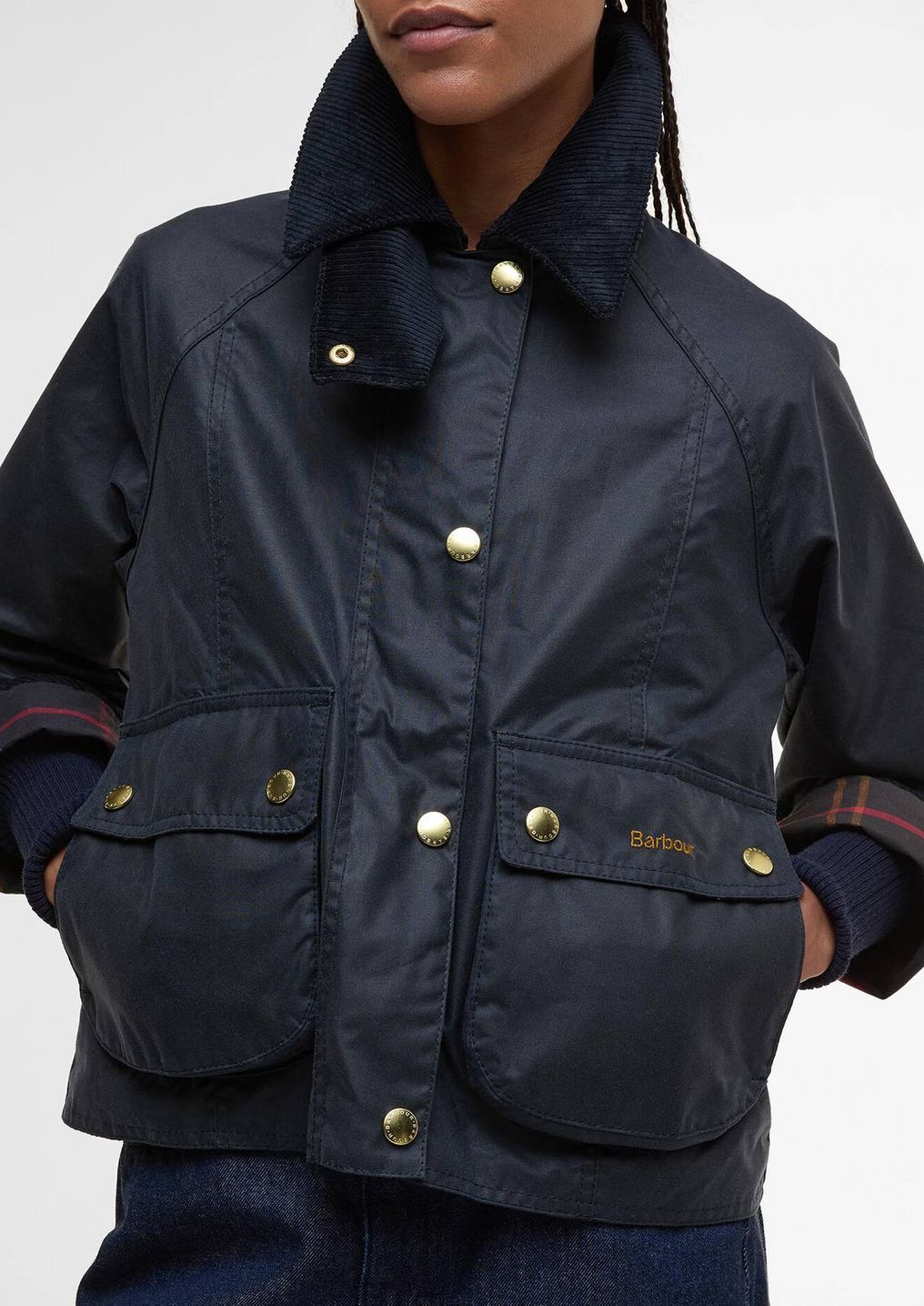 Chaqueta de mujer BARBOUR Encerada Cropped Beadnell