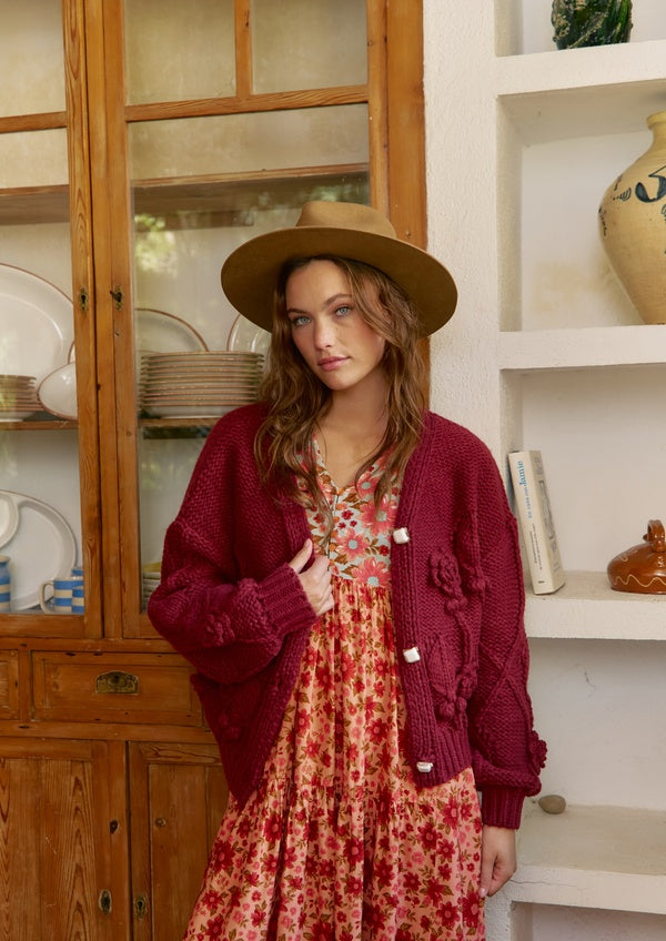 Rebeca Jaase Maroon Cozy