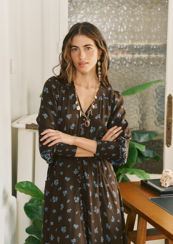 Vestido Jaase Juniper Print Sabrina