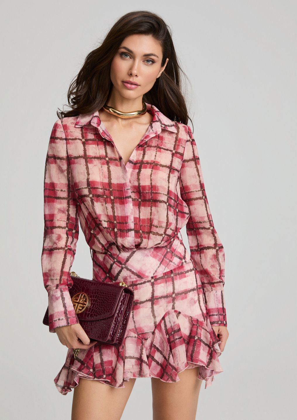 Vestido FETICHE SUANCES Guinda