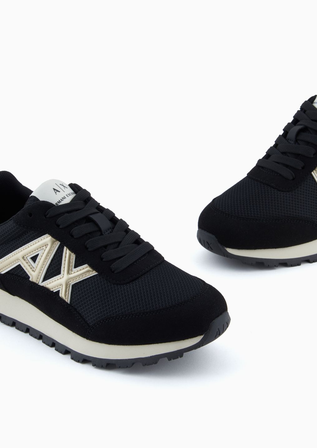 Baskets Armani Exchange en mesh et daim