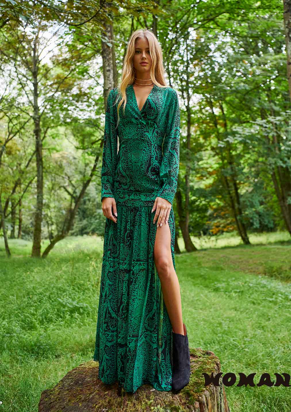 Vestido FETICHE SUANCES Emerald Long